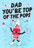 Cute Father's Day Card - Top Of The Pops created by Mrs Best Paper Co.