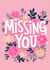 Pretty Thinking Of You Card - Missing You created by Bableen Sra