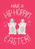 Cute Easter Card - Hip-Hoppin' Easter - Bunnies Dancing created by Angelicabydesign