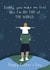 Cute Father's Day Card - For Daddy - On Top Of The World created by Little Prints Fred Designs