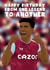 Aston Villa Birthday Card - Ollie Watkins - One Legend To Another created by Pink Peach Cards