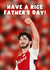 Punny Football Father's Day Card - Declan Rice - Arsenal created by Pink Peach Cards