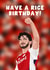 Arsenal Birthday Card - Declan Rice - Pun created by Pink Peach Cards