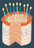 Classic Birthday Card - For Him - Birthday Cake created by Louise Tiler