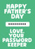 Cheeky Father's Day Card - Love Your Password Keeper - Tech created by Pink + Pip
