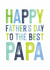 Classic Father's Day Card - Best Papa created by Studio 9