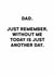 Cheeky Father’s Day Card - Just Another Day created by Holy Flaps