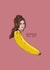 Funny Birthday/Just Because Card - Banana Del Rey - Lana Del Rey created by Chloë Langer