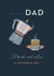 Classic Father's Day Card - Dad - Coffee And Cafetière created by Rebecca Prinn