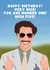 Funny Birthday Card - Borat - Very Nice - High Five created by Pink Peach Cards