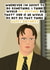 Funny Birthday Card - For Brother - Dwight Schrute - The Office created by Pink Peach Cards