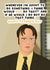 Funny Father's Day Card - Dwight Schrute - The Office created by Pink Peach Cards