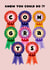 Fun Congratulations Card - Badges - Knew You Could Do It created by Folio | Ian Owen
