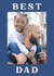 Classic Father's Day Card - Best Dad Frame created by AniSomi