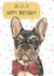 Cute Birthday Card - French Bulldog created by Dotts Yard