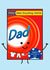 Cute Father's Day Card - Daz Washing Detergent created by Of Life & Lemons Ltd.