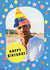 Classic Birthday Card - Party Hat - Photo Frame created by Katt Jones