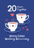 Cute Anniversary Card - 20th - China created by Nicola Watson