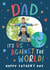Cute Father's Day Card - Us Against The World created by Dotty Black