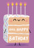 Cute Birthday Card - For Brother - Jellycat Cake created by Sophie Kent Illustration