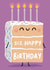 Cute Birthday Card - For Sister - Jellycat Cake created by Sophie Kent Illustration