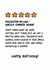 Funny Birthday Card - For Daughter-In-Law - Five Star Rating created by Lyndsay Moon