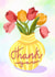 Pretty Thank You Card - Flowers - Vase created by ByMonachello
