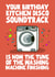 Funny Birthday Card - Kitchen Disco - Washing Machine created by Pickled Prints
