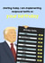 Funny Birthday Card - Trump Tariffs created by Sian Moore Illustration