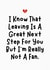 Funny Leaving Card - I'm Really Not A Fan - Next Step created by Sundiva Designs