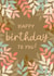 Classic Birthday Card - For Her - Gardener created by The Pattern Press