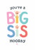 Cute New Baby Card - Big Sister created by Macie Dot Doodles
