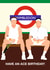 Fun Birthday Card - Tennis - Wimbledon created by Paul Jones