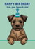 Cute Birthday Card - Border Terrier created by Choo Choo