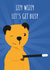 Cheeky Anniversary/Valentine's Day Card - Sooty - Izzy Wizzy Let's Get Busy created by Mark Winter
