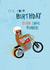 Cute Birthday Card - Burn Some Rubber! - Motorbike created by Pencilface