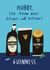Funny Birthday Card - For Husband - Guinness created by Alice Mole Illustration