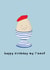 Cute Birthday Card - Egg - My L'oeuf created by Georgie Richards