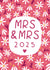 Fun Wedding Card - Mrs & Mrs - Flowers created by Pilea Press