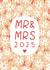 Classic Wedding Card - Mr & Mrs - 2025 created by Pilea Press
