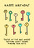 Funny Birthday Card - Funding Your Keys created by Astrid Cooper