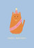 Cute Birthday Card - All About Me - Cat created by Ella Goddard