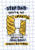 Cute Birthday Card - For Stepdad - Pasta Pun created by The Playful Indian