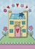Cute New Home Card - Fabric House created by Spells and Spindles