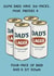 Funny Father's Day/Birthday Card - Six-Pack - Four-Pack Of Beer created by YAWN DESIGNS