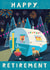 Classic Retirement Card - Caravan Camping created by Rocket68