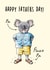 Punny Father's Day Card - Koala - Dad Fashion created by Bewilderbeest