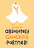 Cute Anniversary Card - For Partner - Quacking Partner - Duck Pun created by Joanne Hawker