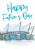 Football Father's Day Card - Man City - Etihad Stadium created by Moo & Snip