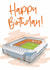 Football Birthday Card - Blackpool FC - Bloomfield Road created by Moo & Snip